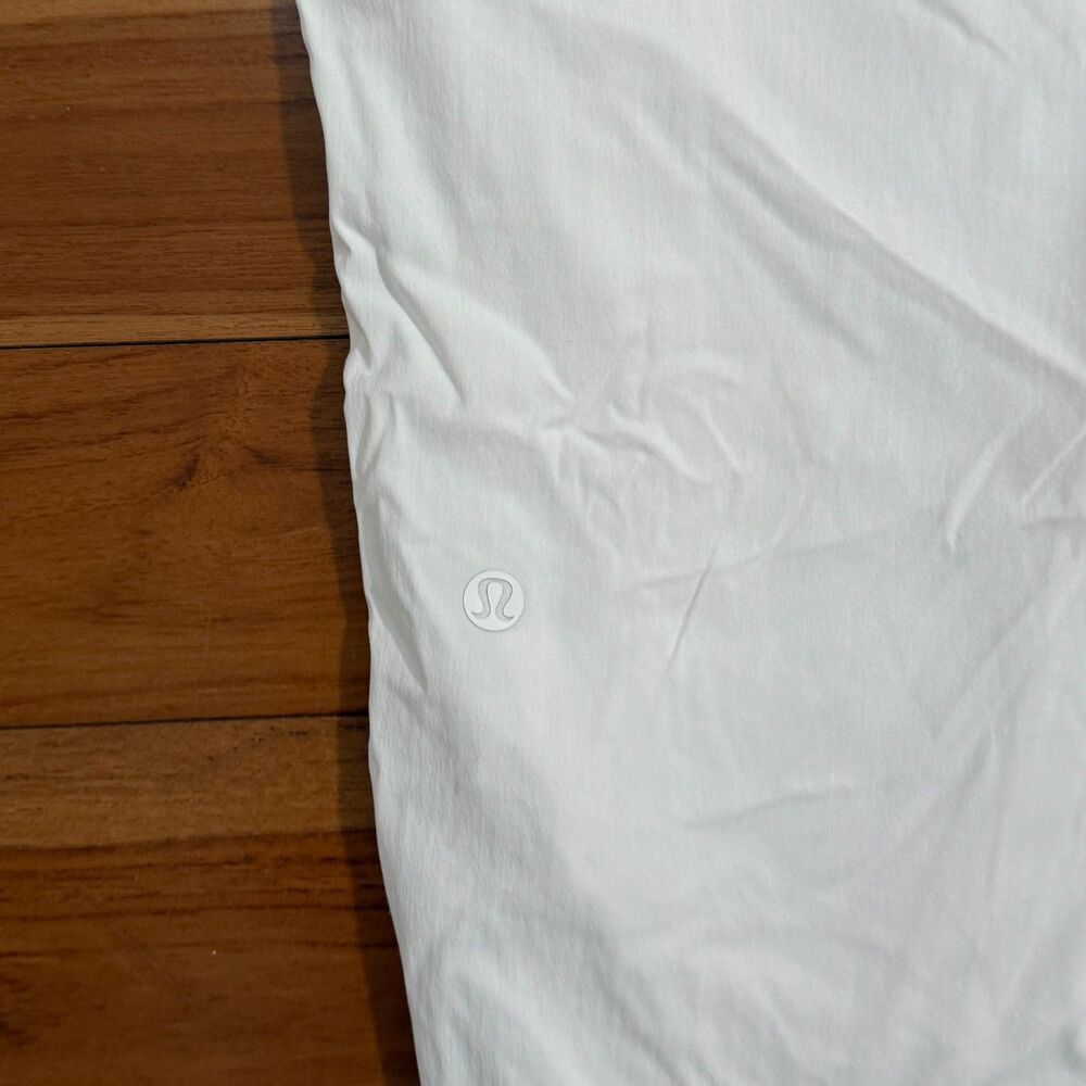 Women Lululemon Dance Studio Mid-Rise Cropped Pant Bone Size 14 Running Athletic - Picture 6 of 9